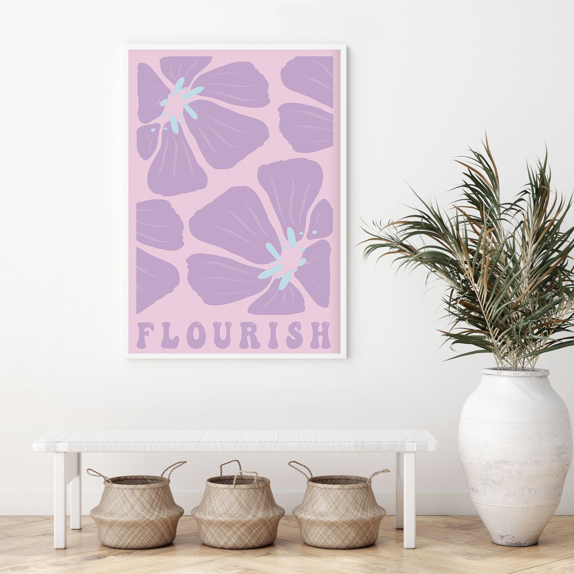 Poster Harmonie Energie Positiv Mindset I Wohnkultur| Bilder Wohnzimmer | Wandbilder Schlafzimmer | Deko Print ohne Rahmen | Bilder Set