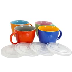 Gibson Home On The Go 25 oz Soup Mug Set, Set of 4 - Free Shipping