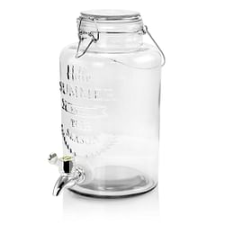 Gibson Home Bayfront Summer 2.5 Liter Mason Jar Glass Beverage Dispenser - Free Shipping