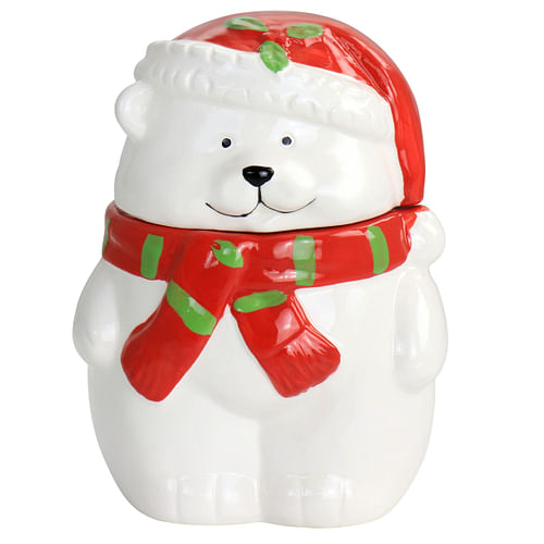 Gibson Home Joyful Bear Durastone 7.5in Cookie Jar - Free Shipping