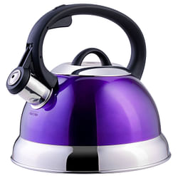 Mr. Coffee Flintshire 1.75 Quart Whistling Stovetop Tea Kettle in Purple - Free Shipping