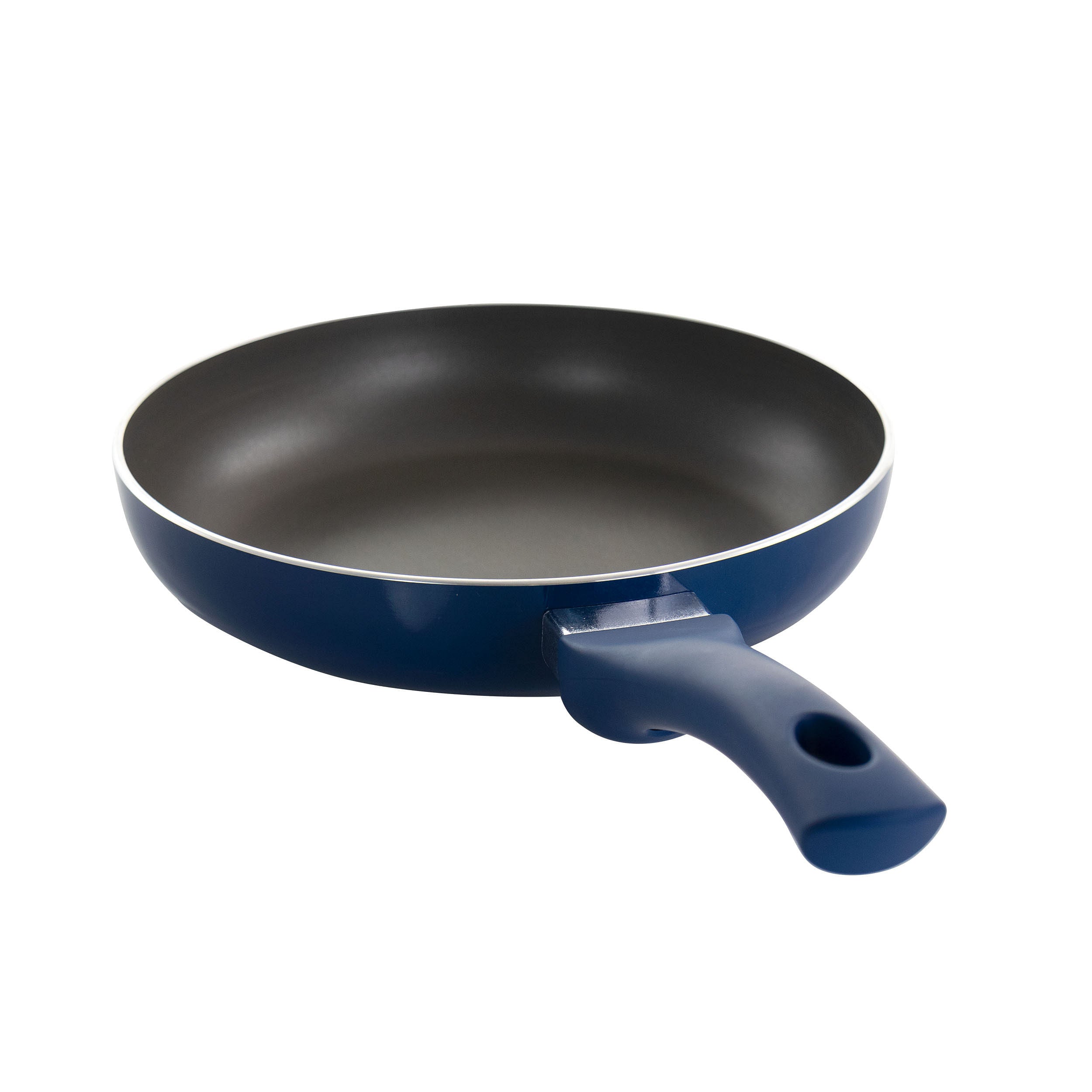 Gibson Home Charmont 9.5 Inch Nonstick Aluminum Frying Pan in Yale Blue - Free Shipping