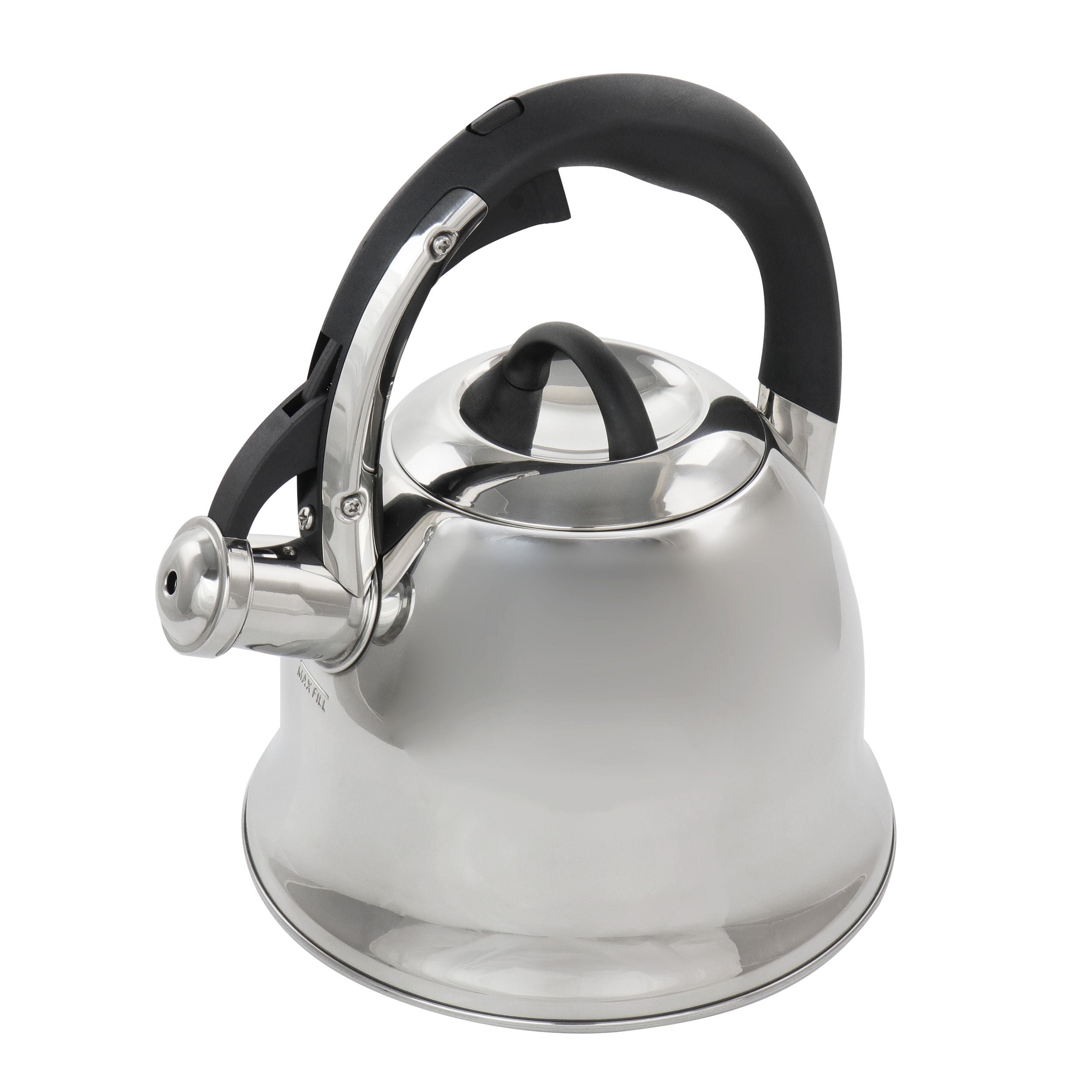 Mr. Coffee Coffield 1.8 Quart Stainless Steel Whistling Tea Kettle with Bakelite Handles - Free Shipping
