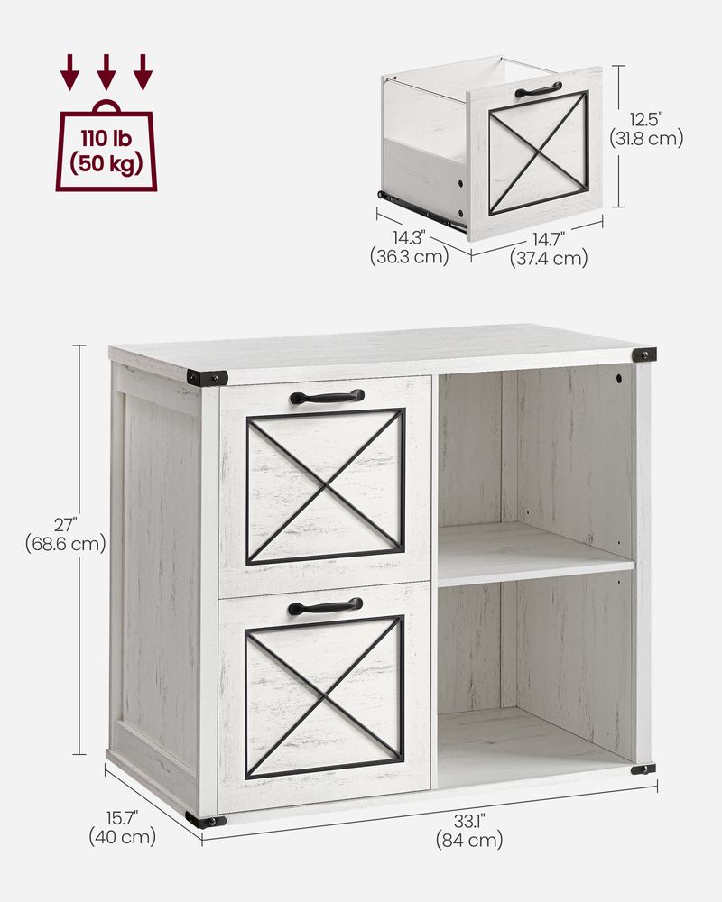VASAGLE Lateral File Cabinet