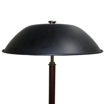 High Quality Hotel European Modern Bed Side Nightstand Decorative Led Table Desk Lamp, Cosmiclume Black Umbrella Shaped Table Lamp - Walnut - Bronze 110V