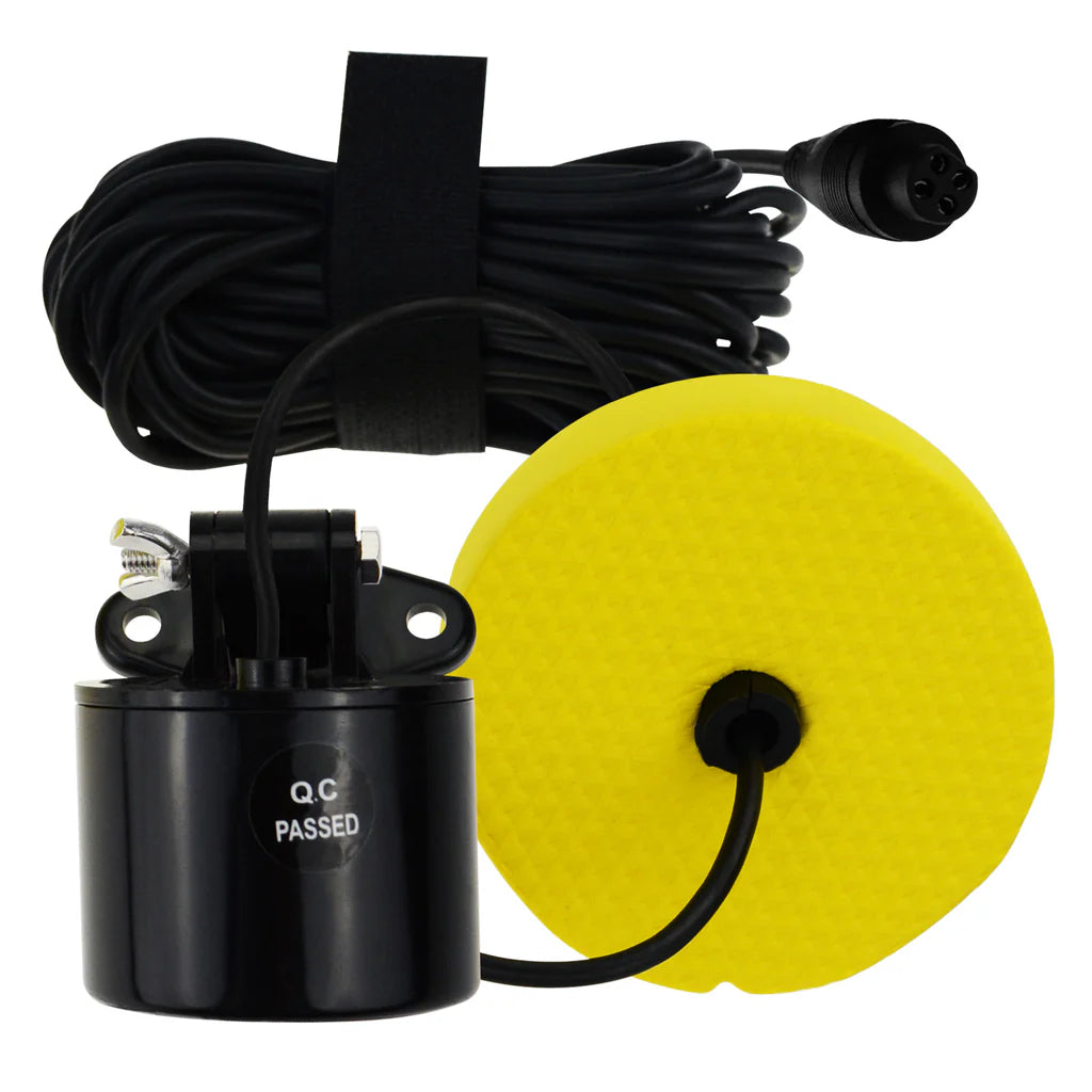 FF-168D Portable Fish Finder, 328 ft Depth Detection, 2.2" LCD Display, Wired Sonar with Fish Alarm & Zoom