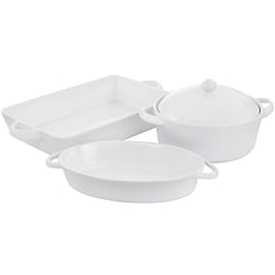Gibson Elite Gracious Dining 4 Piece Bakeware Set - Free Shipping