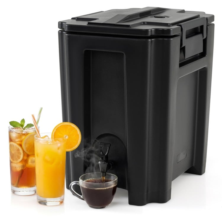 13.2 Gal Insulated Beverage Dispenser Commercial with Two-Stage Faucet