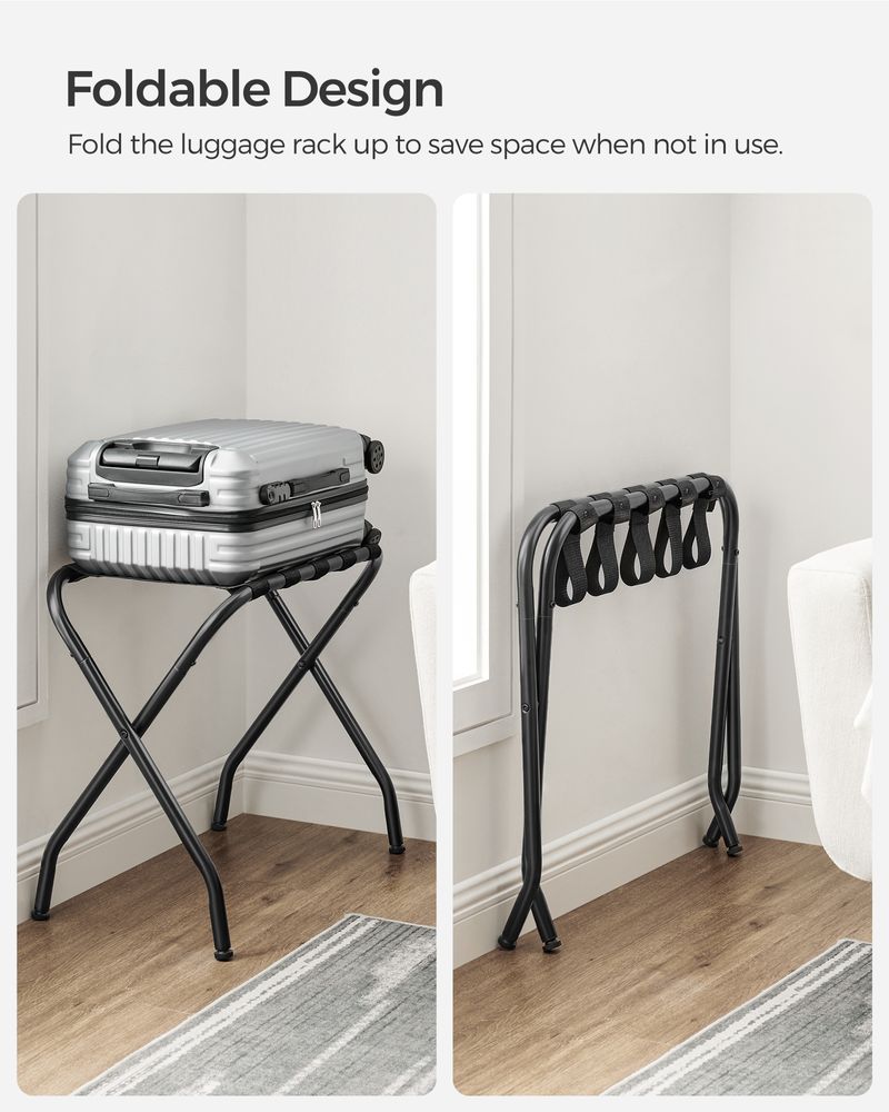 SONGMICS Folding Luggage Rack