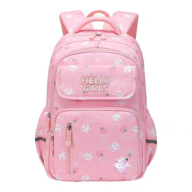 6-12-year-old Primary School Children Girls Backpack Large Capacity Schoolbag