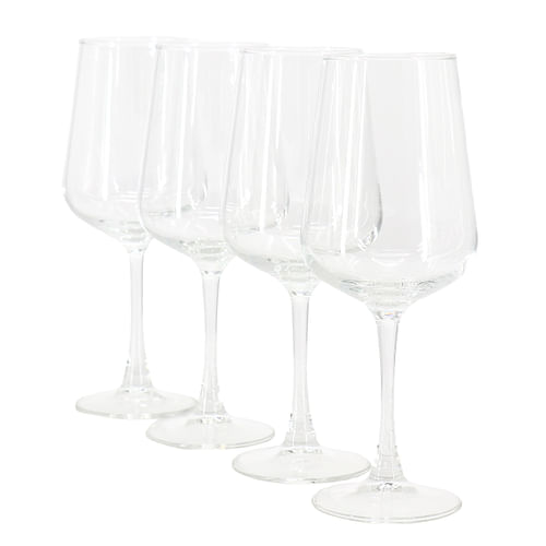 Gibson Home Belinni 4 Piece 15.4 Ounce Classic Wine Glass Set - Free Shipping