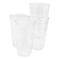 Gibson Home 4 Piece 16 Ounce Bubble Glass Tumbler Set - Free Shipping