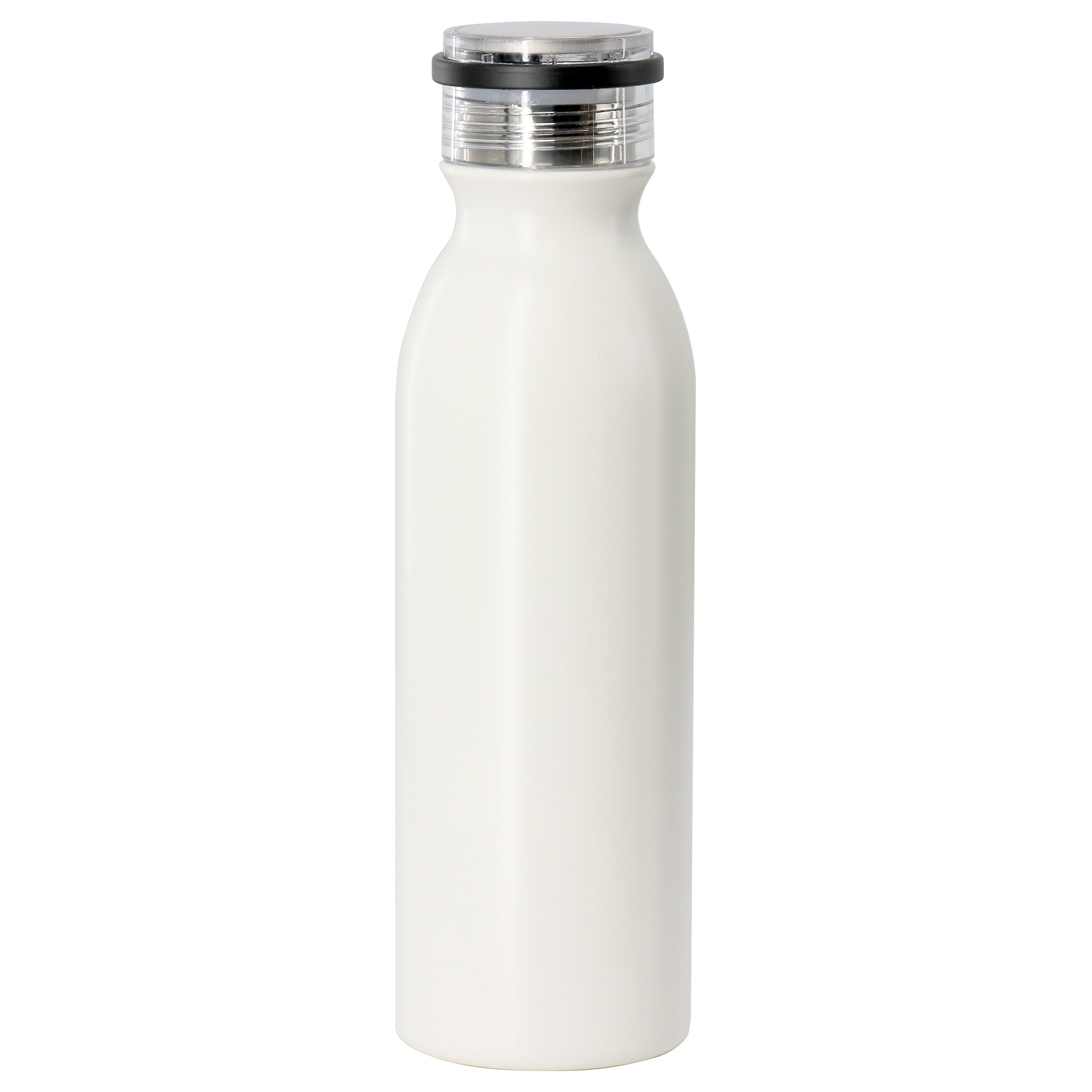 Gibson Home Marina 20oz Stainless Steel Thermal Bottle with Acrylic Lid in Cream - Free Shipping
