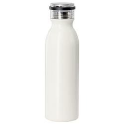 Gibson Home Marina 20oz Stainless Steel Thermal Bottle with Acrylic Lid in Cream - Free Shipping