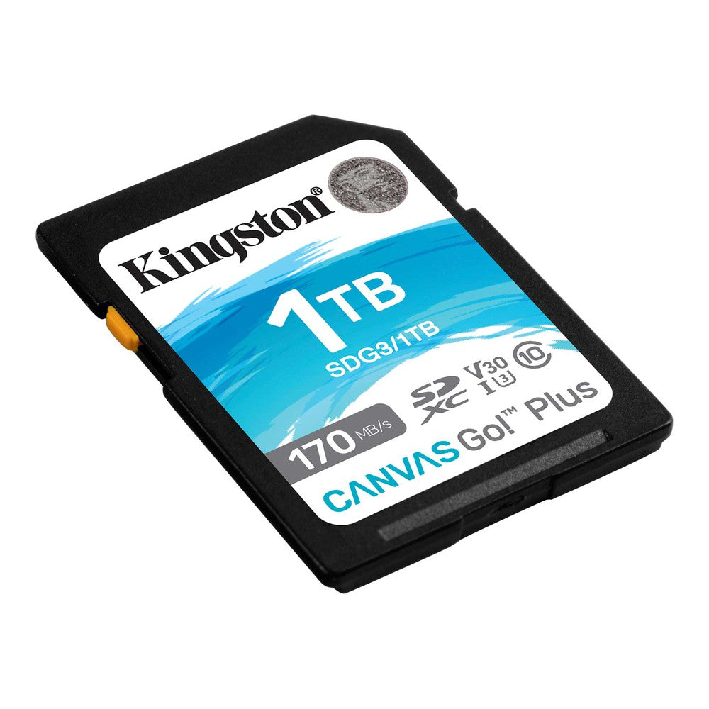 Carte mémoire Kingston SD Plus Canvas Go U3 V30 1To