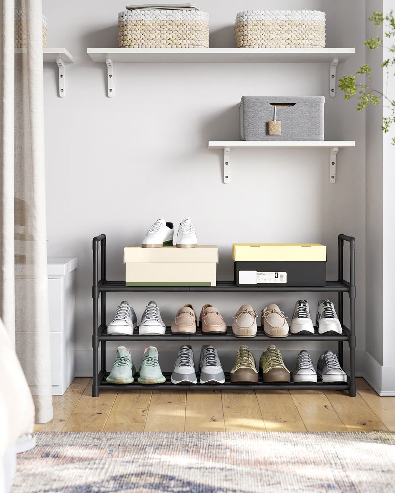 SONGMICS Metal Shoe Rack