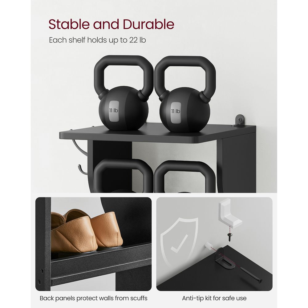 VASAGLE 6 Tier Slim Shoe Storage Rack