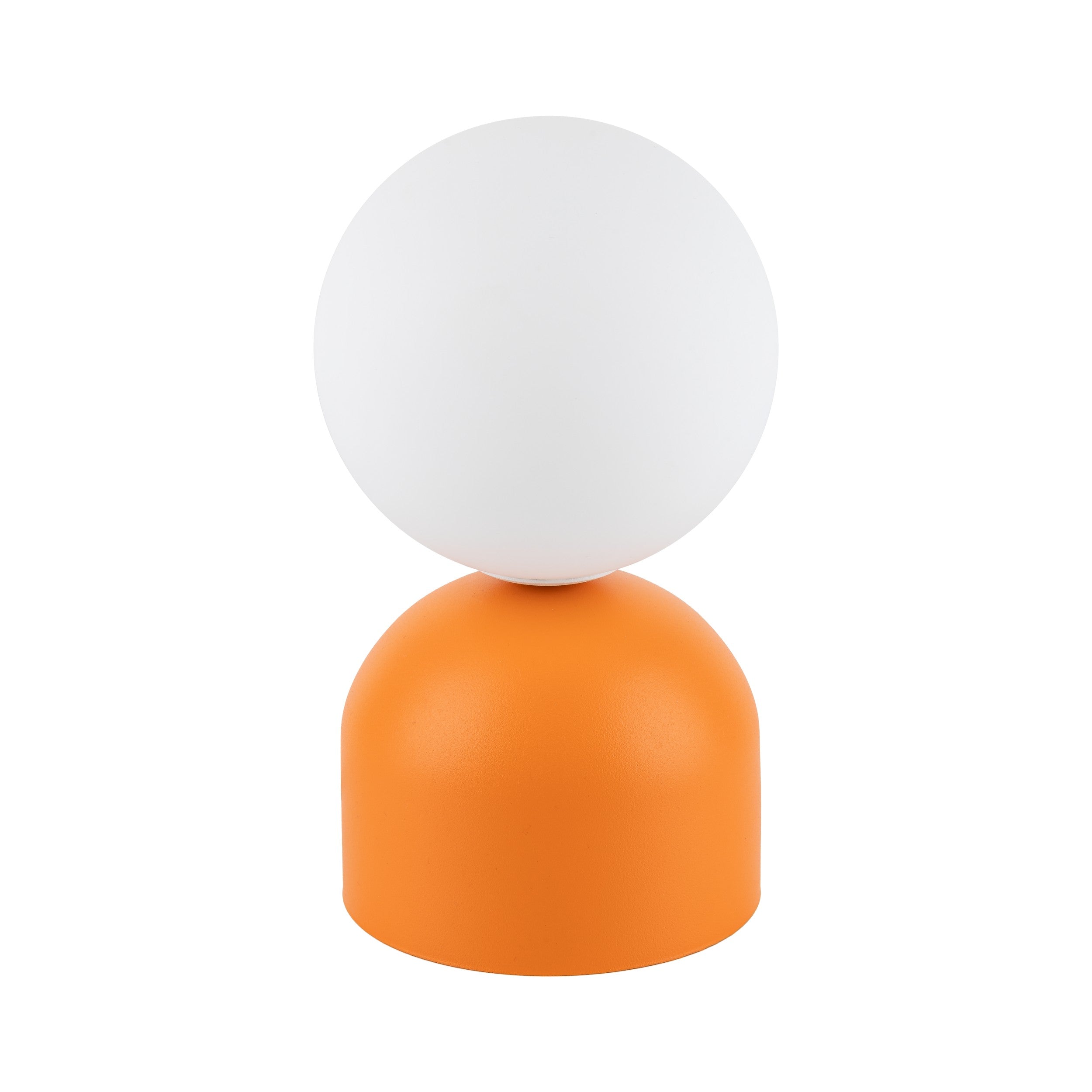 MIKI Modern Glass Globe Table Lamp for Bedroom, Living Room & Nightstand