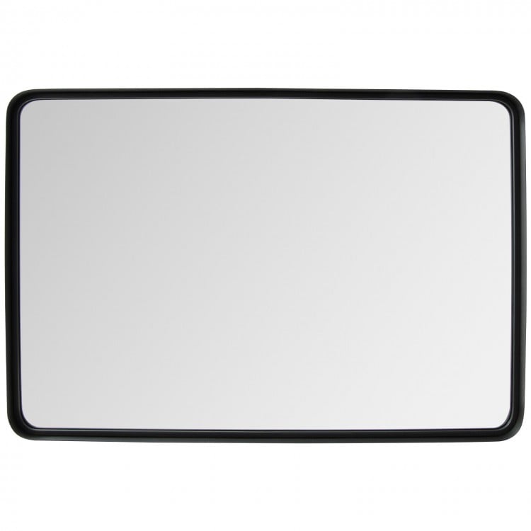 Rectangular Wall Mount Bathroom Mirror with Solid Steel Frame-L
