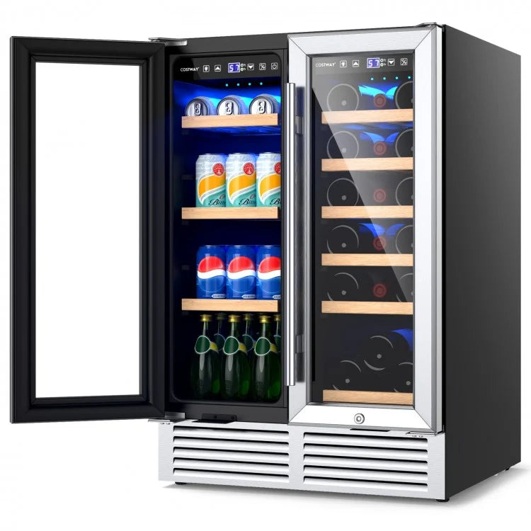 24 Inch Dual Zone Wine and Beverage Cooler