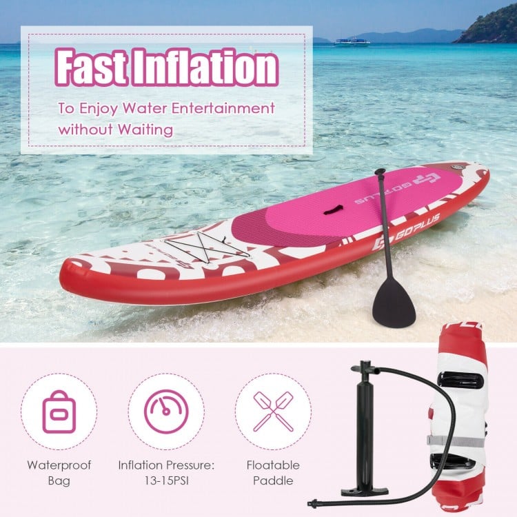 Adjustable Inflatable Paddle Board with Carry Bag