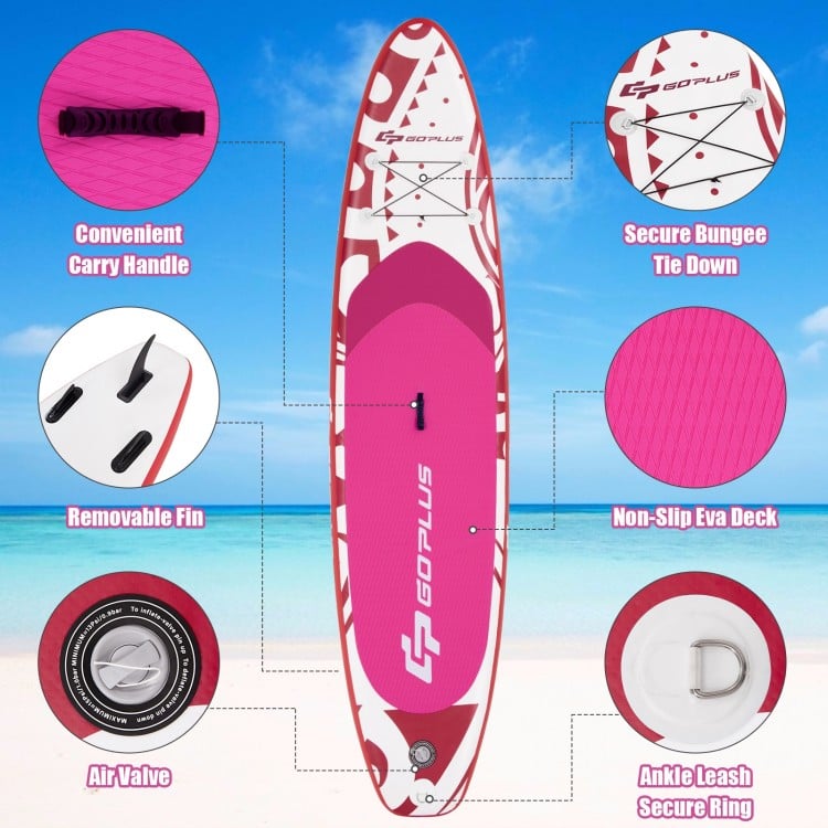 Adjustable Inflatable Paddle Board with Carry Bag
