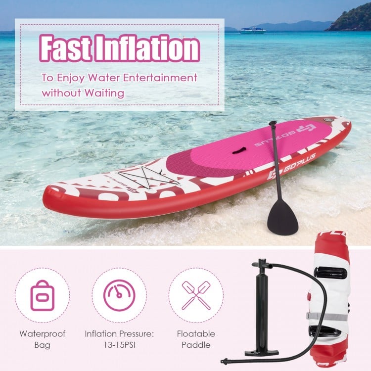 Adjustable Inflatable Paddle Board with Carry Bag