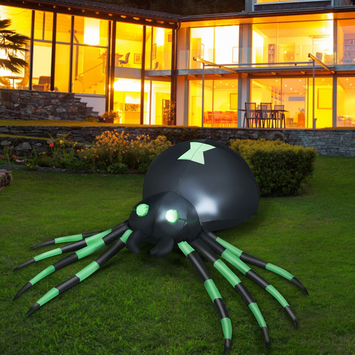 6 Feet Halloween Inflatable Blow-Up SpiderÂ