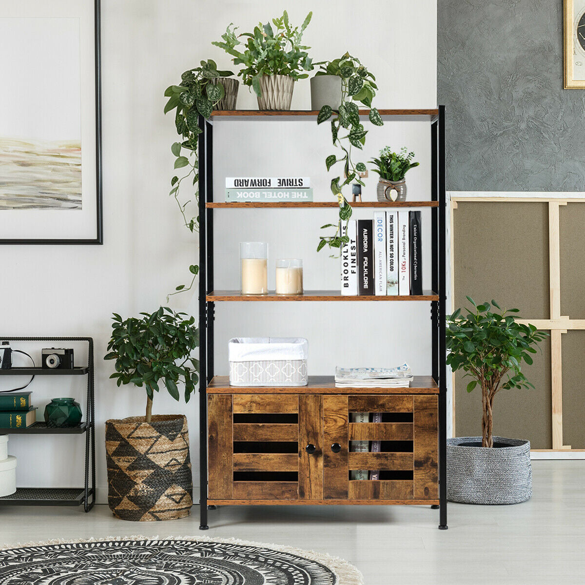 Industrial Storage Shelf with 2 Shutter DoorsÂ