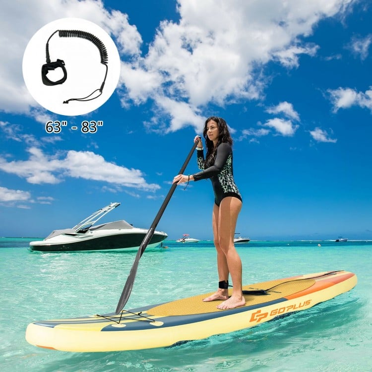 Inflatable Stand Up Paddle Board Surfboard with Bag Aluminum Paddle and Hand Pump