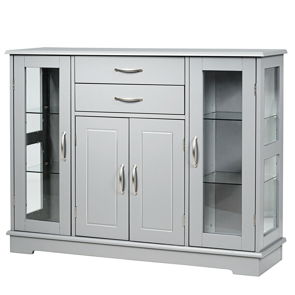 Buffet Server Storage Cabinet-GrayÂ