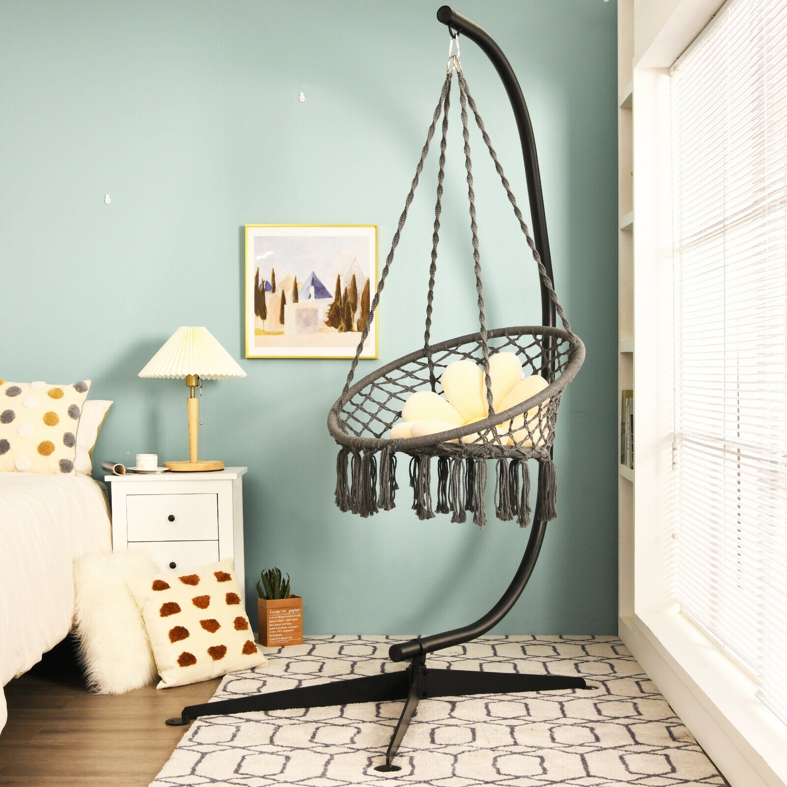 Solid Steel C Hammock Frame StandÂ