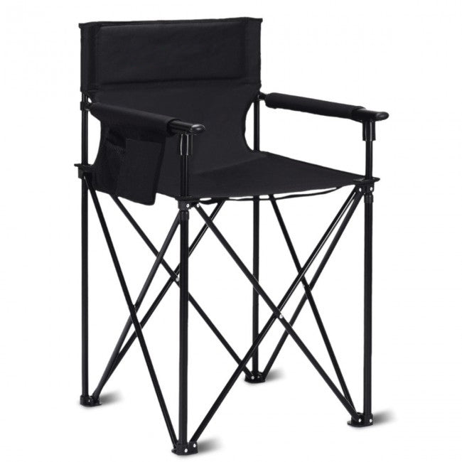 Portable 38 Inch Oversized High Camping Fishing Folding ChairÂ