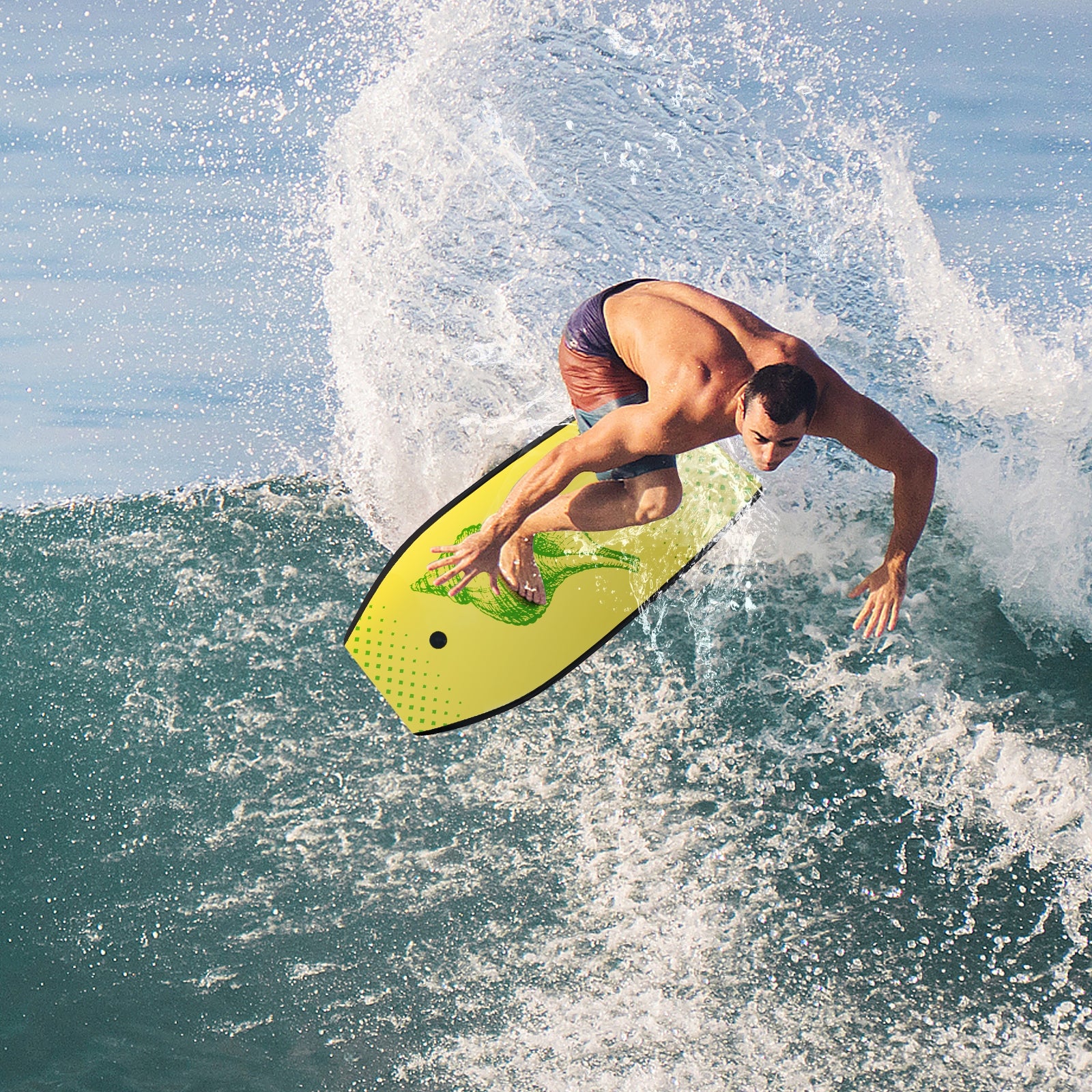 Super Lightweight Surfing Bodyboard-LÂ