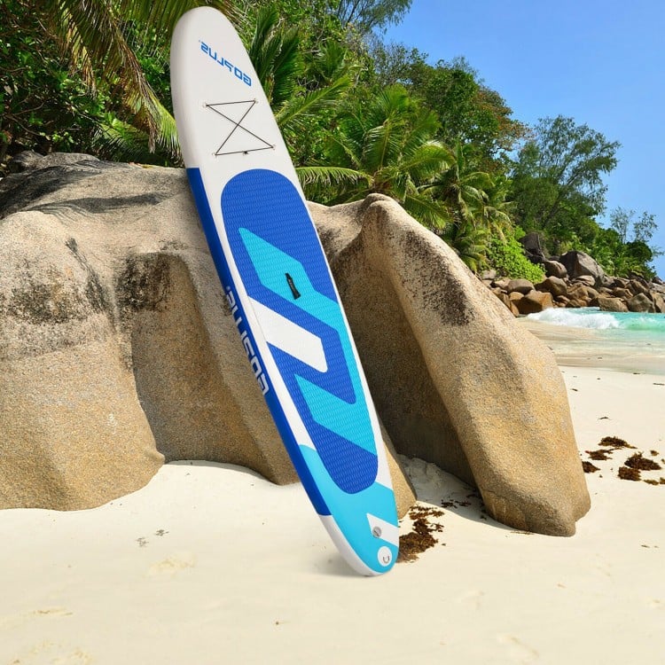 10 Feet Inflatable Stand Up Paddle Board 6 Inch Thick with Accessory Pack