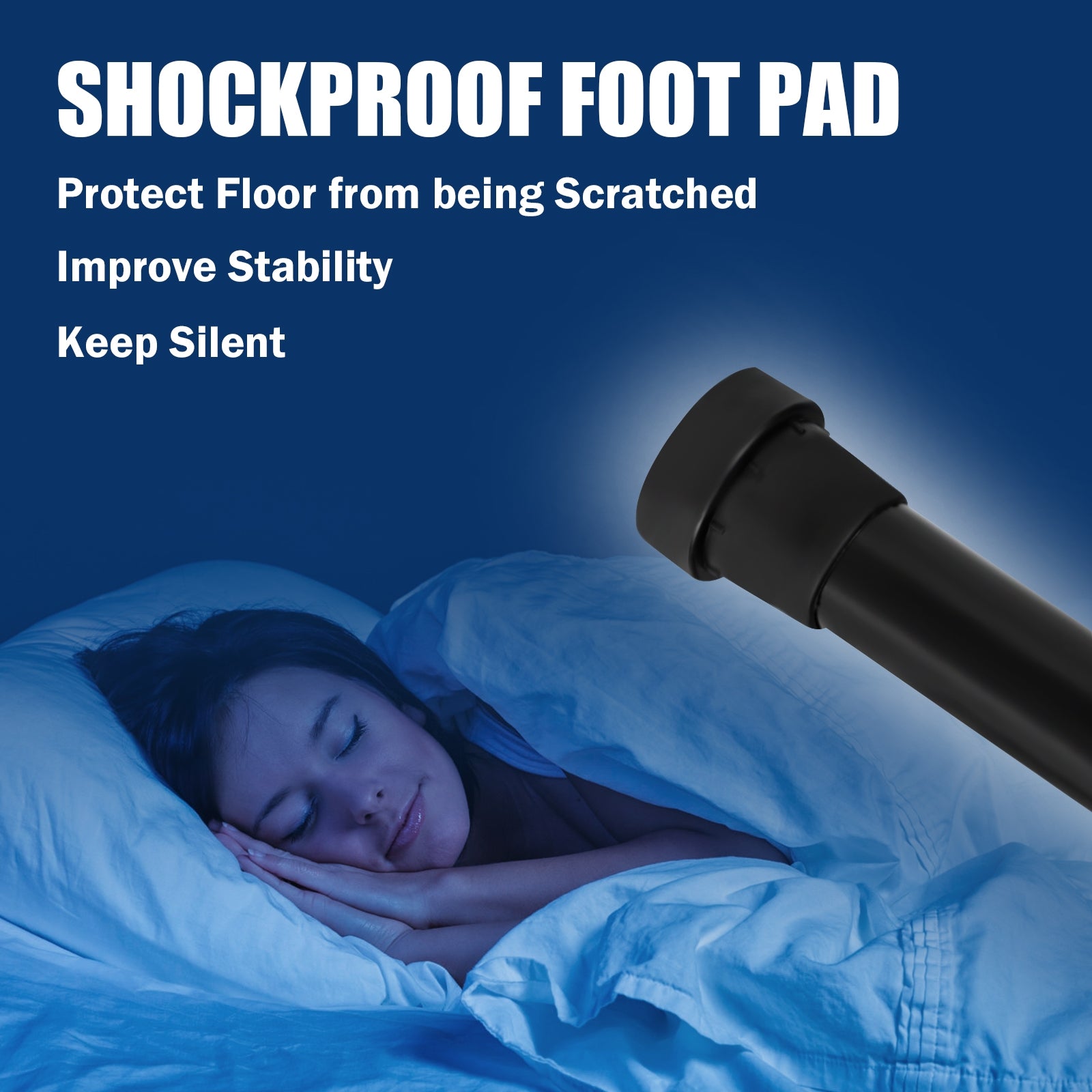 51" Mini Fitness Trampoline with Adjustable BarÂ