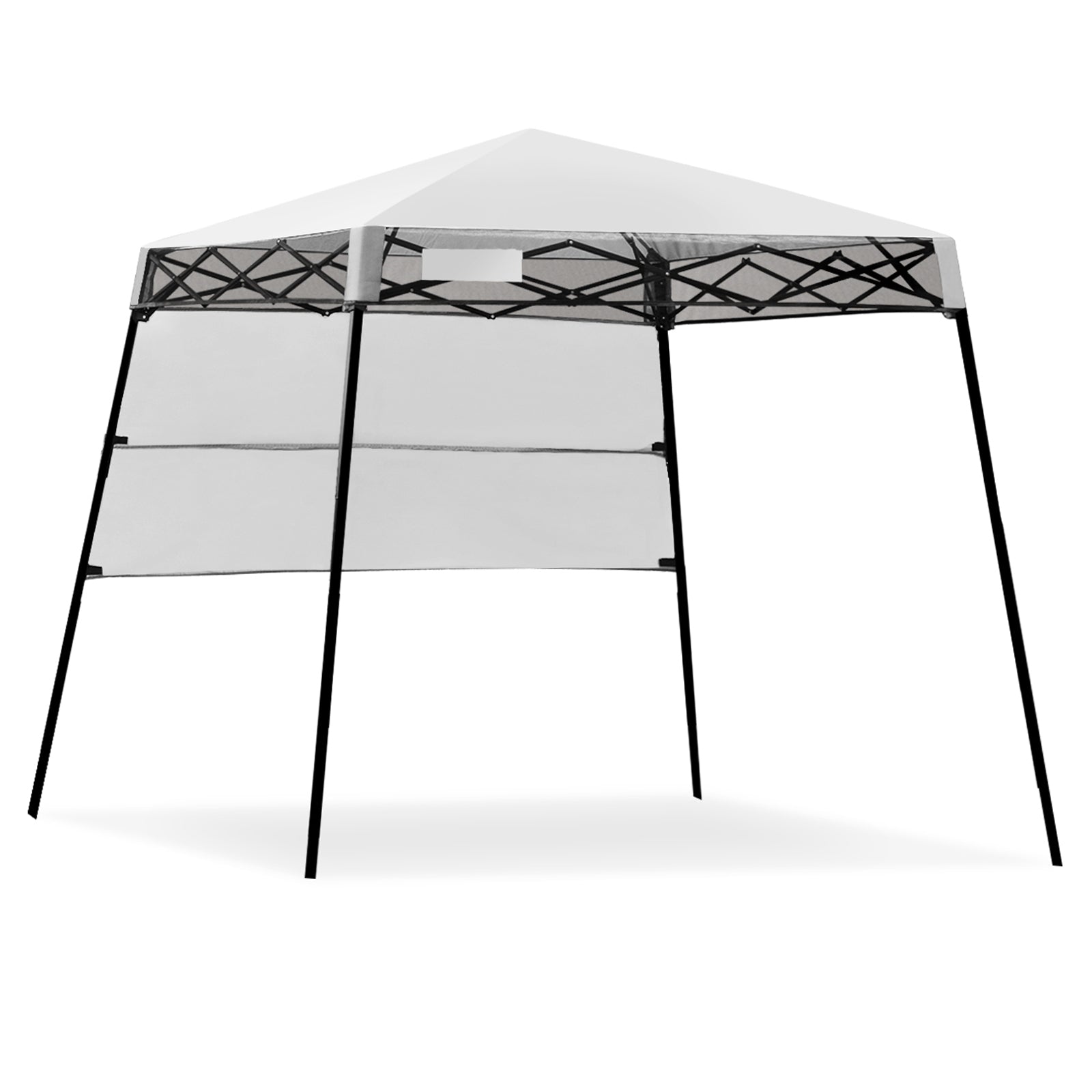 7 x 7 Feet Sland Adjustable Portable Canopy Tent with Backpack-WhiteÂ