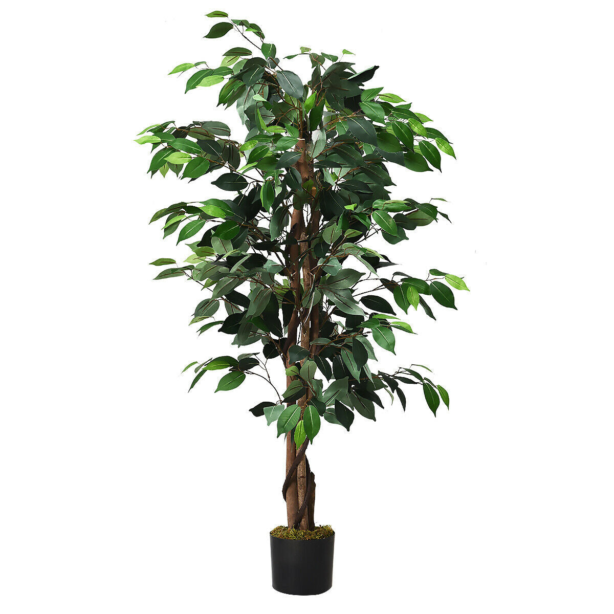 4 Feet Outdoor Trunks Artificial Ficus Silk TreeÂ