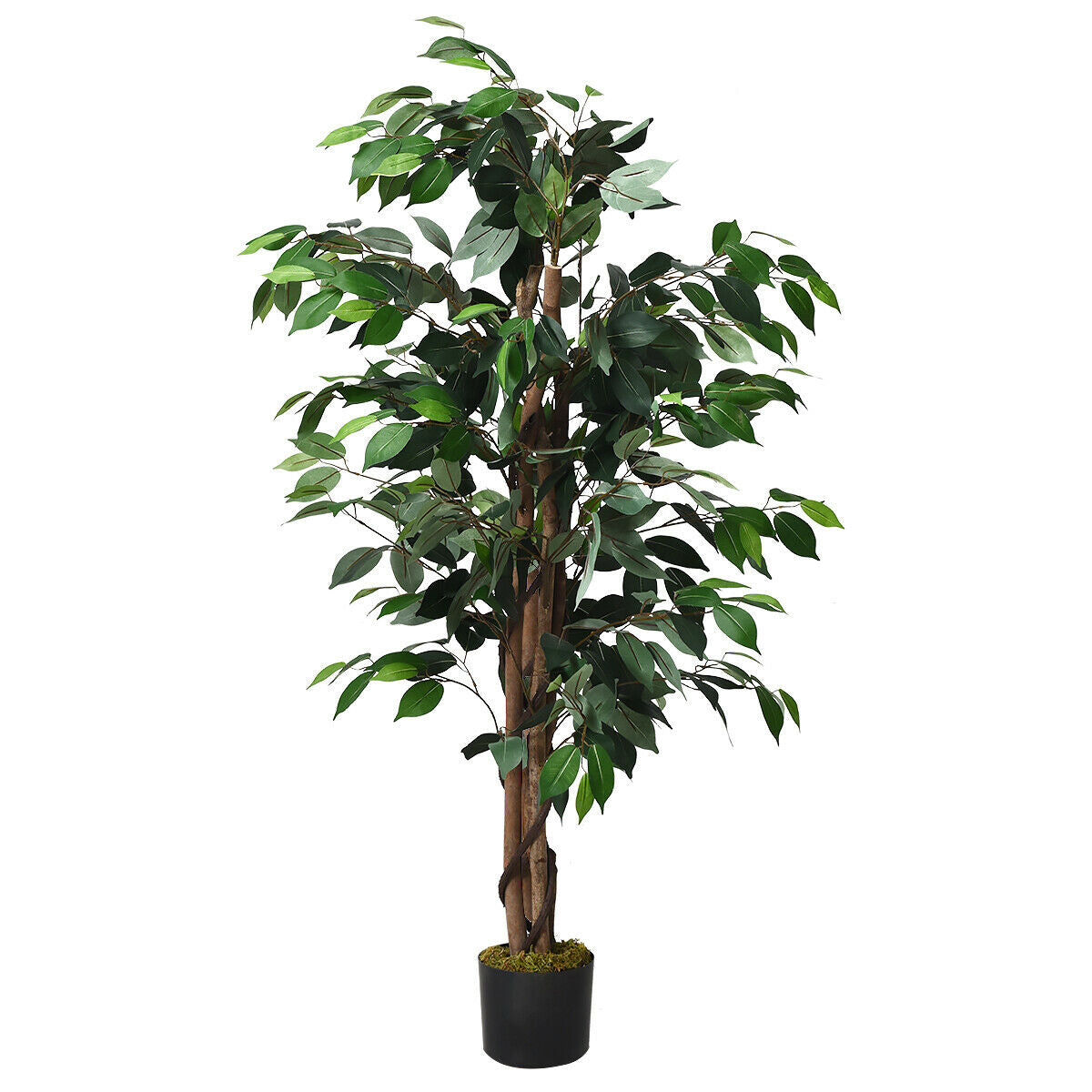 4 Feet Outdoor Trunks Artificial Ficus Silk TreeÂ