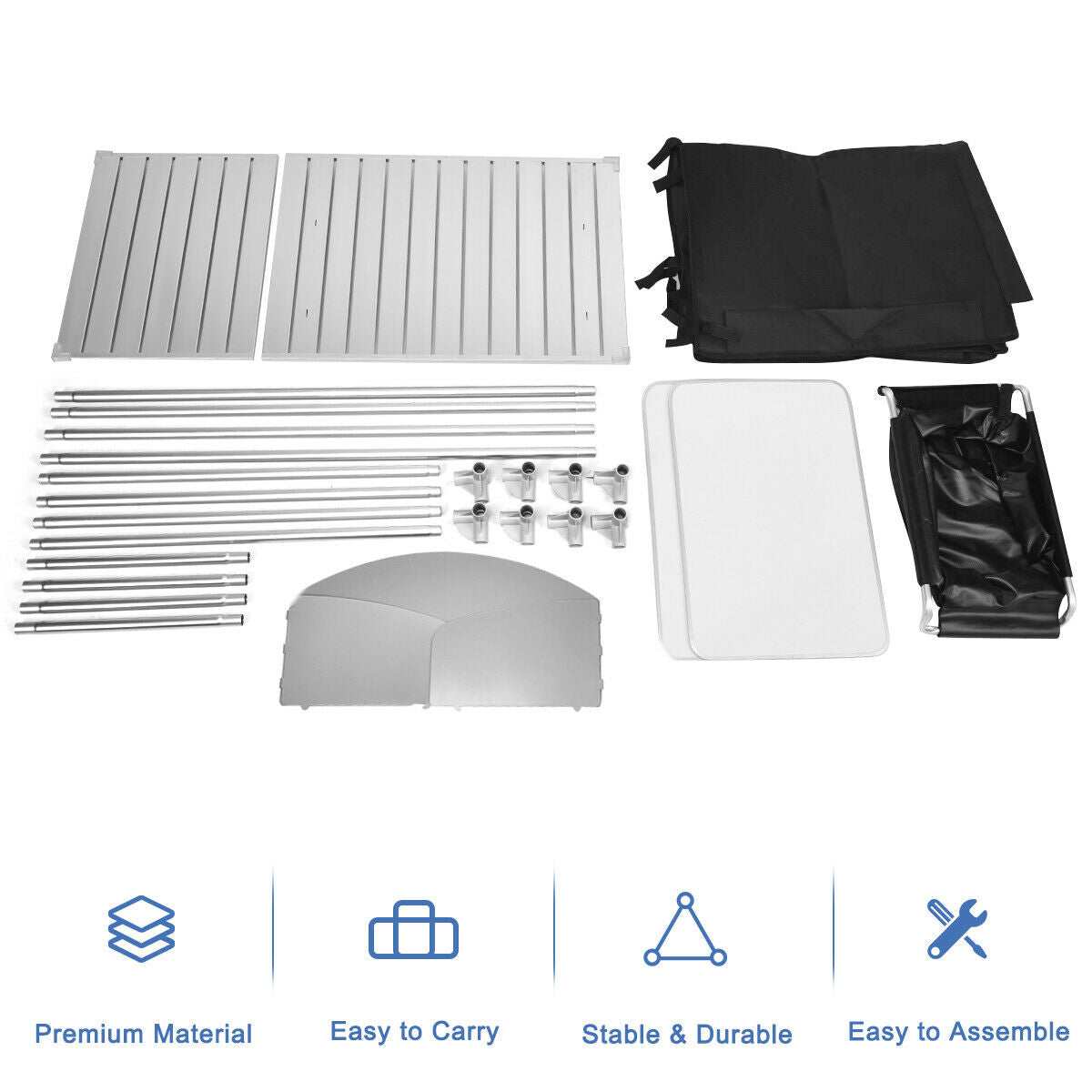 Portable Camp Kitchen and Sink TableÂ