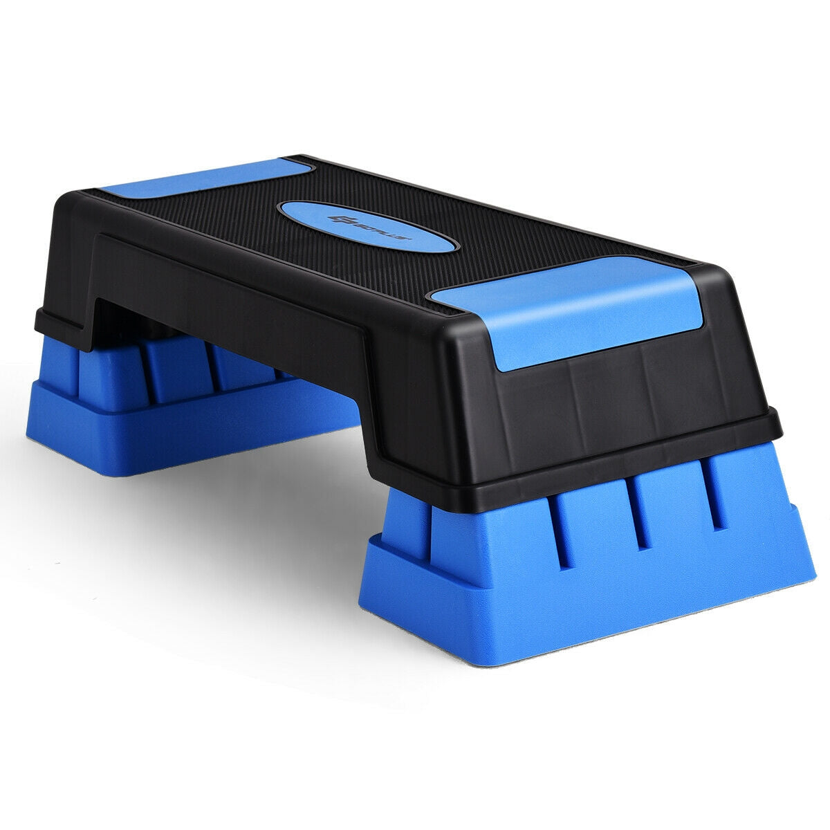 Aerobic Exercise Stepper Trainer with Adjustable Height-BlueÂ