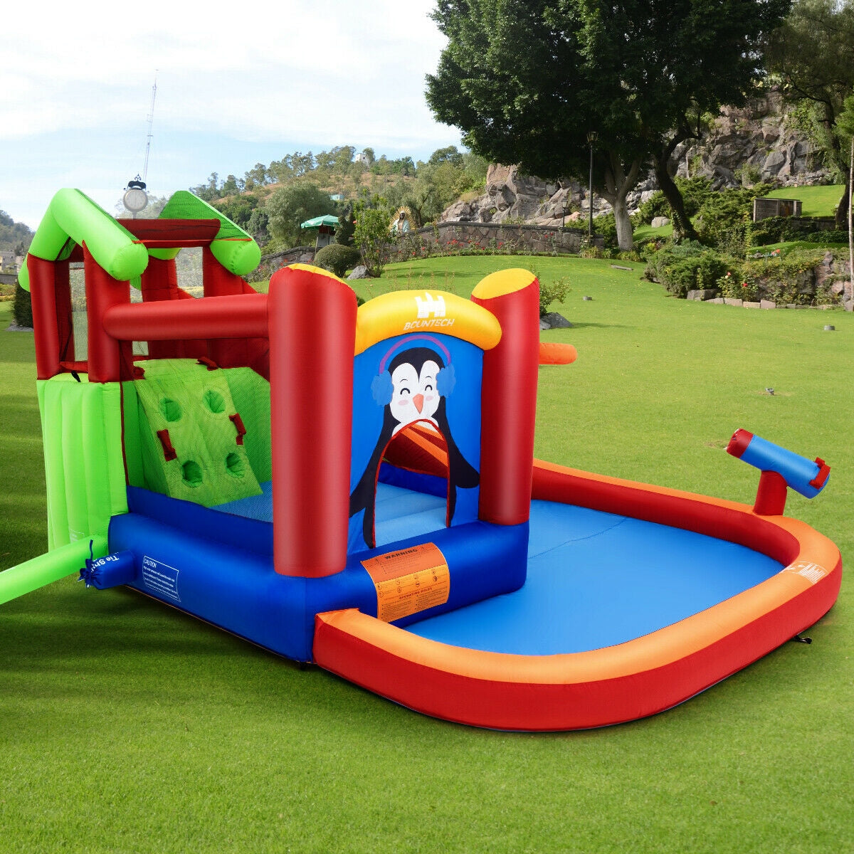 Inflatable Slide Bouncer and Water Park Bounce House Without BlowerÂ