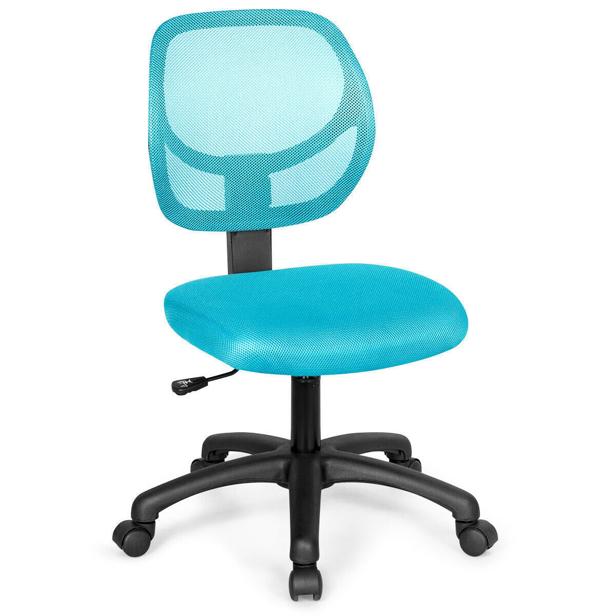 Low-back Computer Task Office Desk Chair with Swivel Casters-GreenÂ