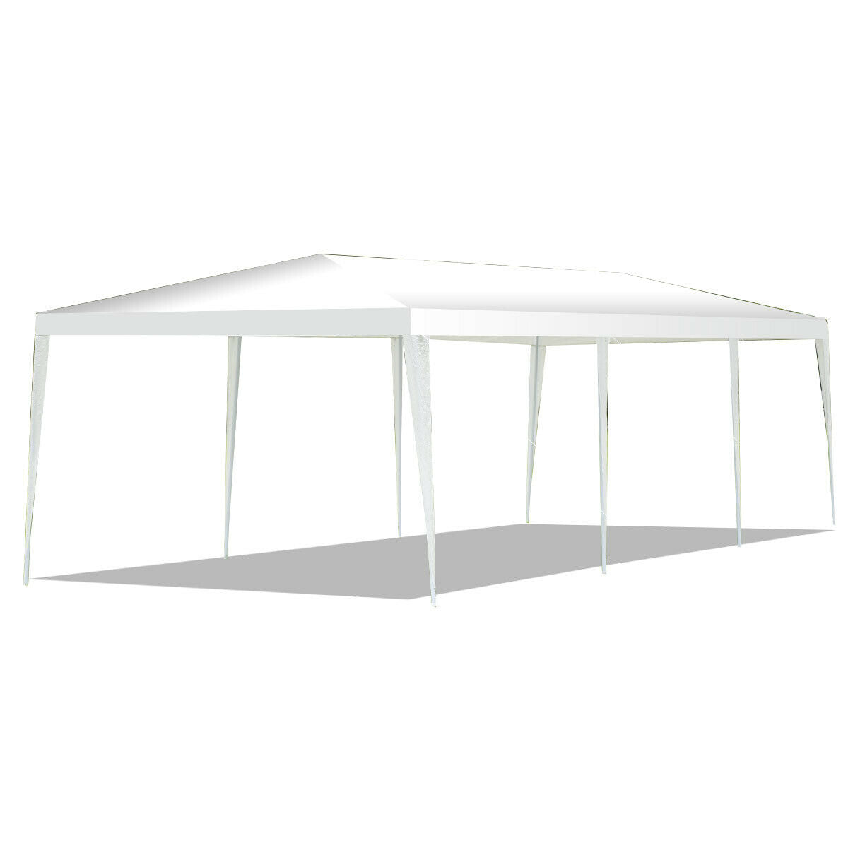 10 x 30 Feet Gazebo Canopy Tent with Connection Stakes and Wind RopesÂ