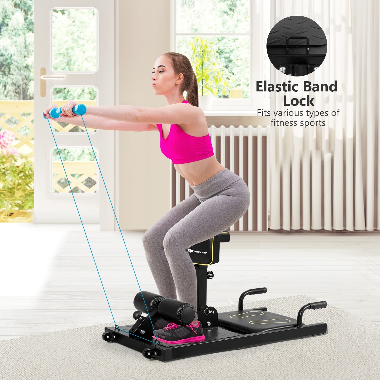 8-in-1 Home Gym Multifunction Squat Fitness MachineÂ