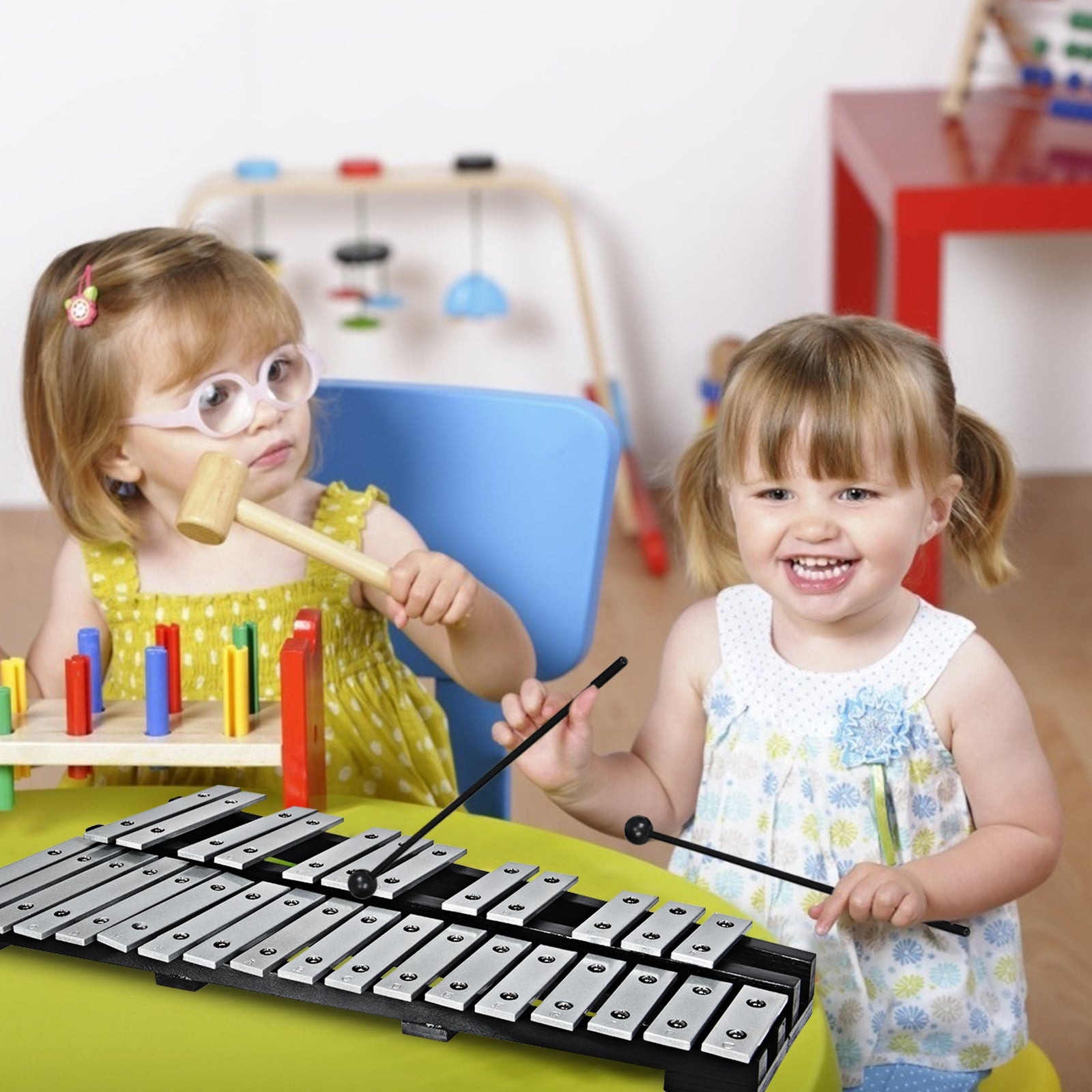 Foldable Aluminum Glockenspiel Xylophone 30 Note with BagÂ