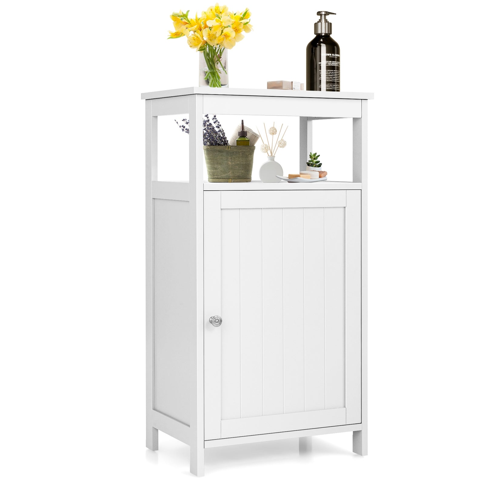 Floor Cabinet Multifunction Storage Rack Organizer StandÂ