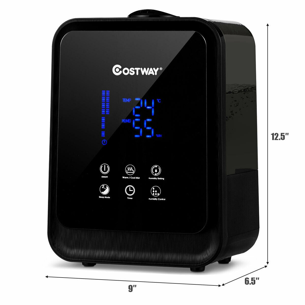 4.5L Ultrasonic Cool Warm Humidifier with Remote ControlÂ