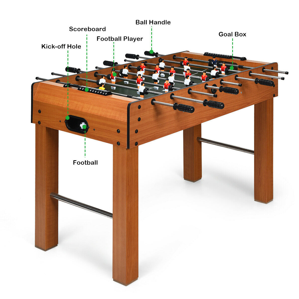 48 Inch Foosball Table Indoor Soccer GameÂ