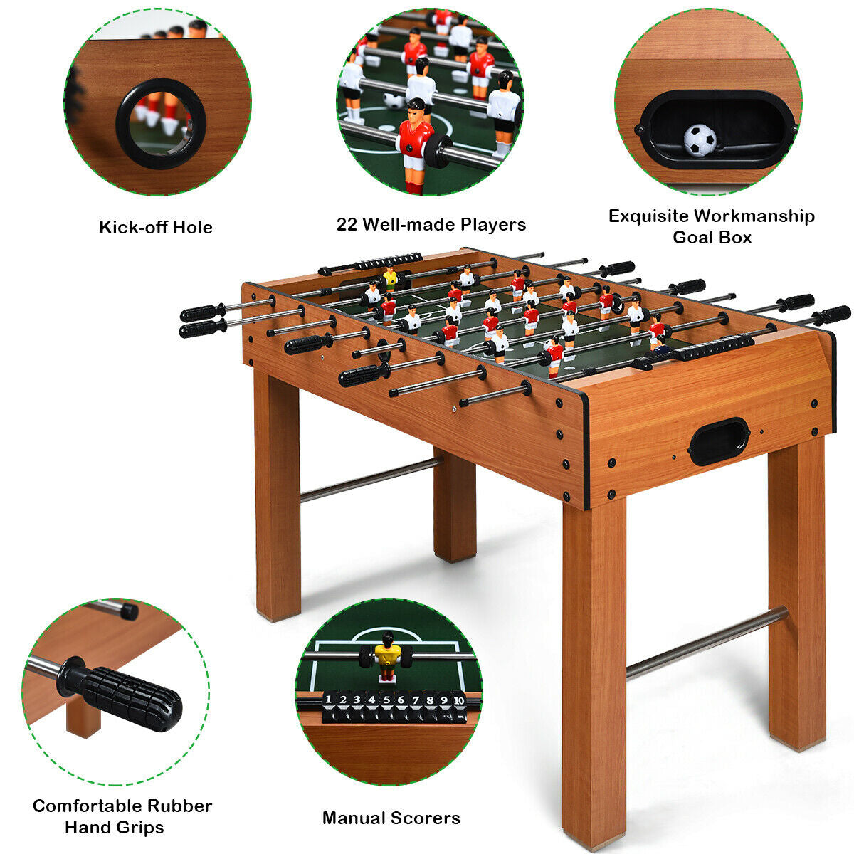 48 Inch Foosball Table Indoor Soccer GameÂ